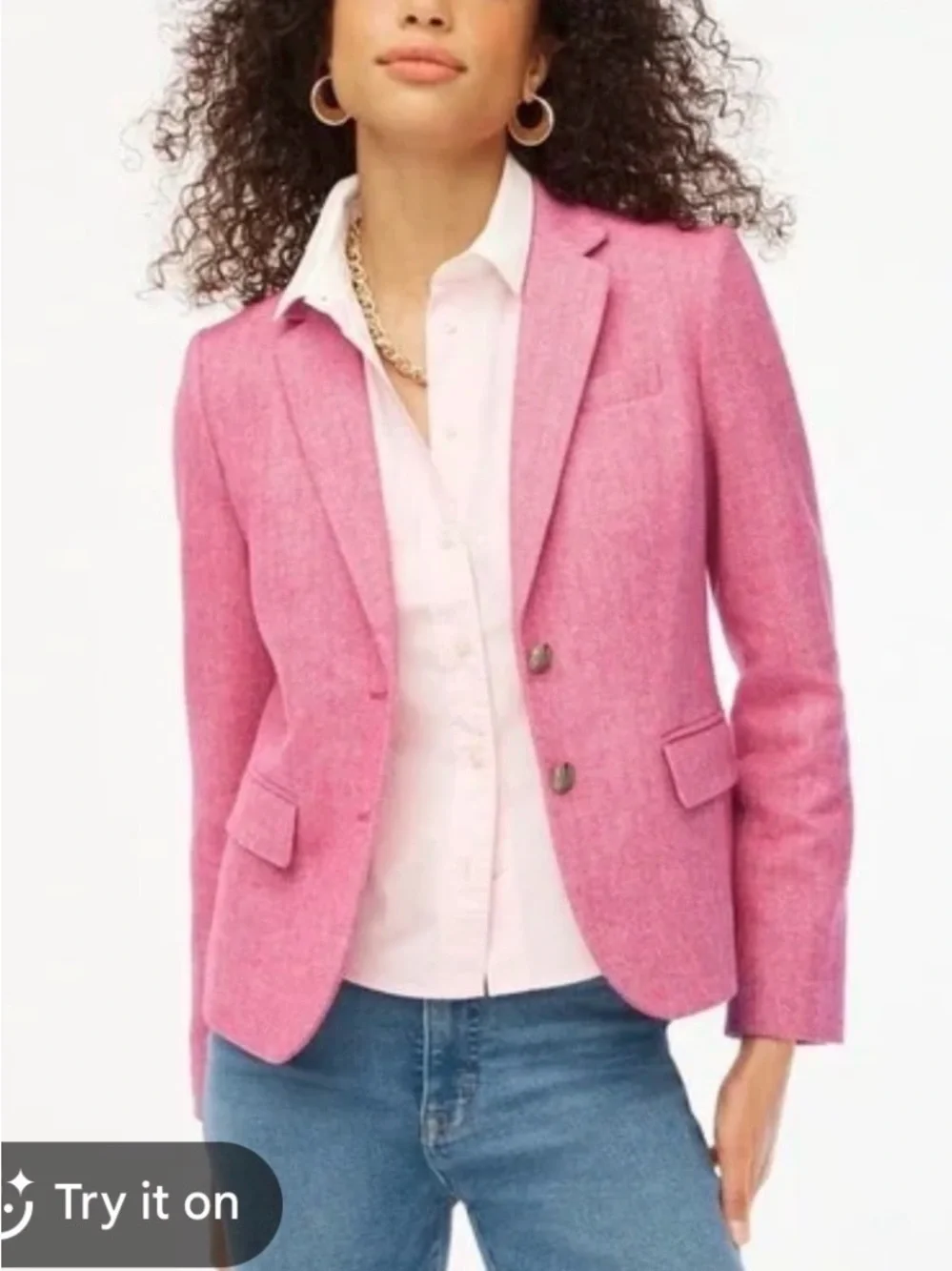 J. Crew Pink Tailored Women's Blazer